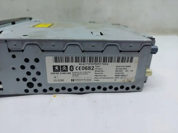Radio de fábrica OEM 96661986XT con Bluetooth image 4