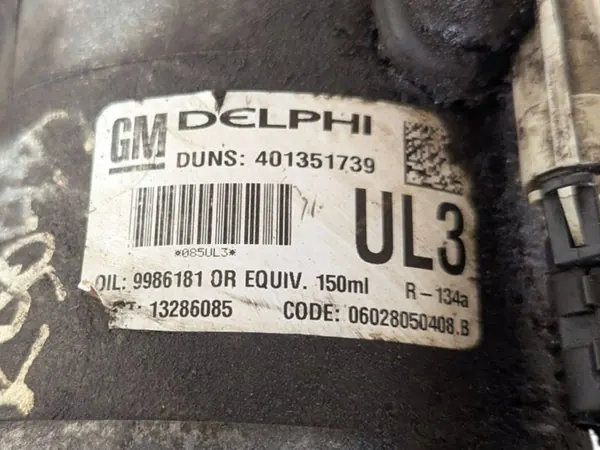 OPEL ASTRA H ZAFIRA B 1.6 1.8 AC Kompressori 13286085 image 7