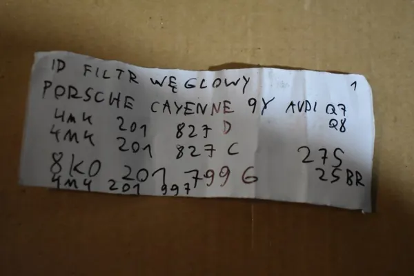 OEM 4M4201827D kolfilter för Porsche Cayenne 9Y image 7