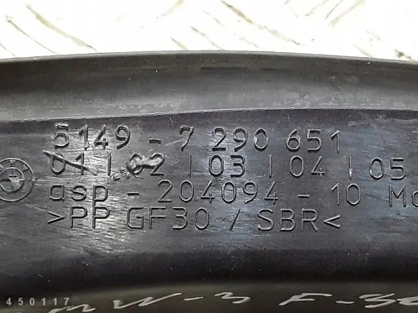 BMW Pilaripäällyste OEM 7290651 3-sarja F30:lle image 5
