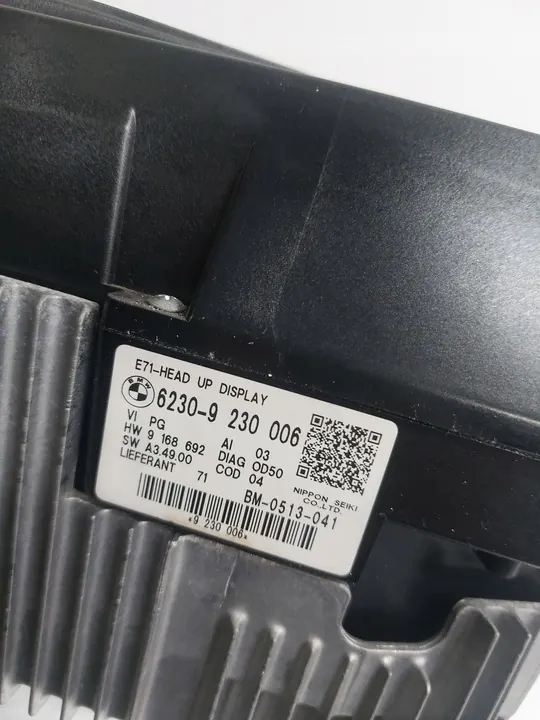 BMW X6 E71 Head Up Display 9168692 image 7