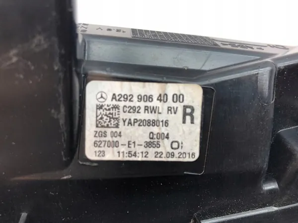 RECHTER ACHTERLICHT MERCEDES GLE COUPE W292 A292906480 image 9