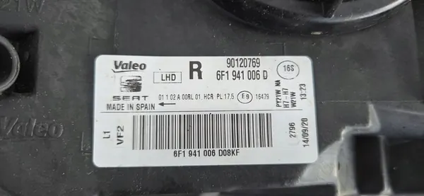 Farol direito Seat Ibiza V Arona OEM 6F1941006D image 5