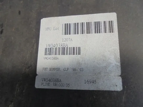 Paraurti anteriore VW Golf MK4 1998-2005 image 2