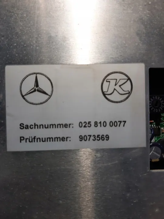 Panneau d'information affichage Mercedes OEM 0258100077 image 5