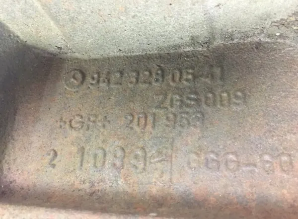 9423280541 Soporte de muelle neumático Mercedes, eje derecho image 4
