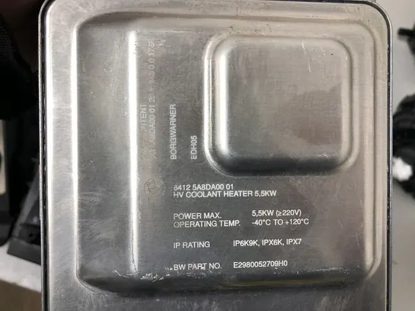 Aquecedor de água elétrico BMW 64 12 5 A8D A00 image 6
