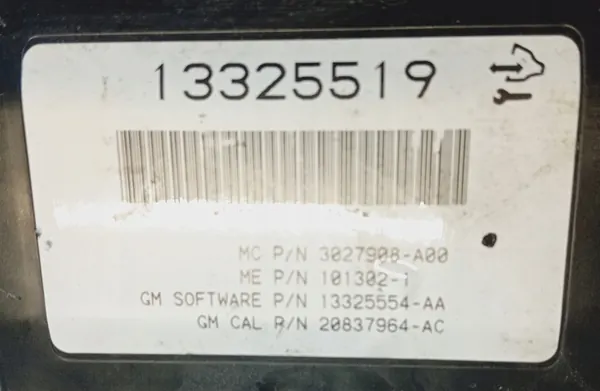 Módulo do porta-malas OPEL INSIGNIA A Kombi OEM 13325519 image 2