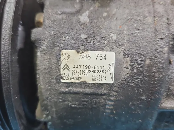 OEM 598754 Gebruikte Airco Compressor voor Citroen C4 1.6 image 6