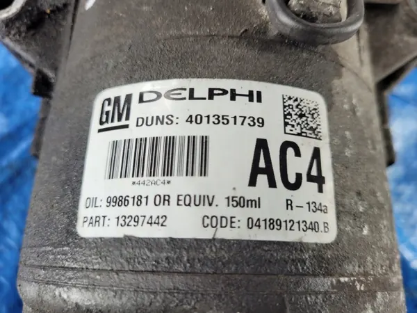 Opel Astra H AC-kompressor OEM 13297442 1.6 XER image 9