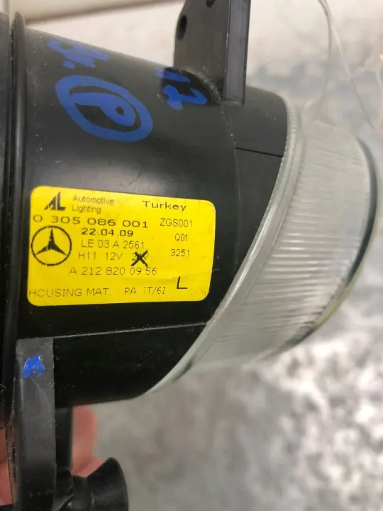 Phare Halogène Gauche Avant Mercedes W212 OEM A2128200956 image 5