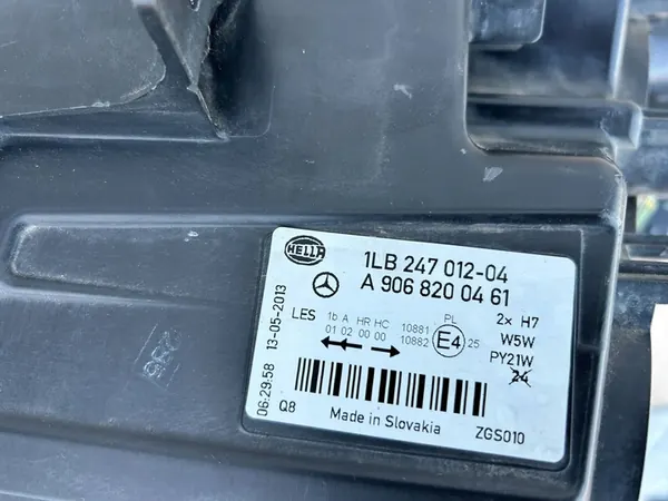 FARO DERECHO MERCEDES SPRINTER W906 06-13 A9068200261 image 10