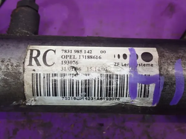 Boîtier de direction Opel Zafira B OEM 13188616 image 8