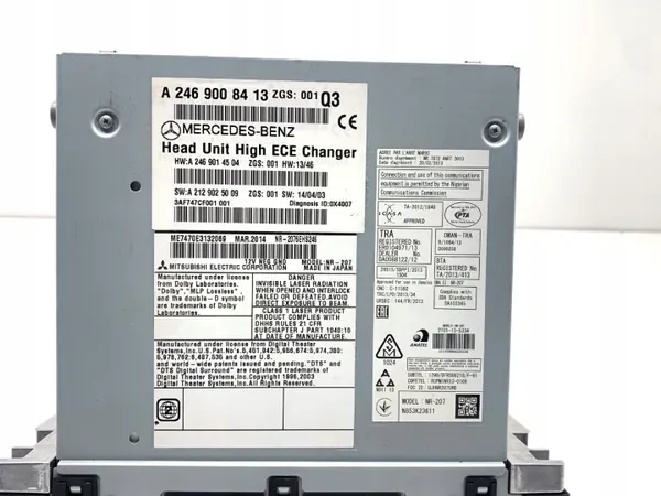 OEM A2469008413 Radio Navigatie Mercedes CLA Coupé image 4