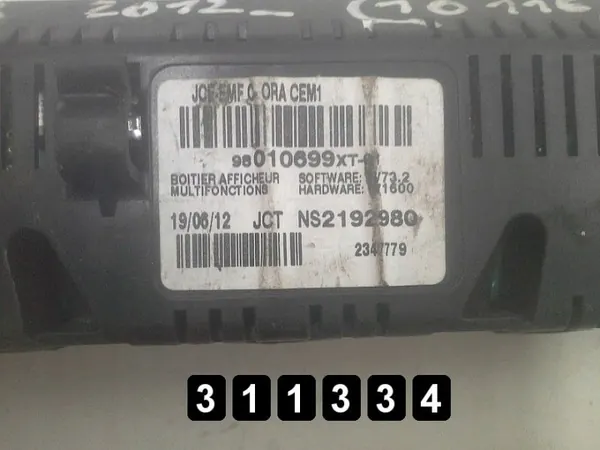 Écran d'affichage Citroen C3 OEM AM-311334 Occasion image 3