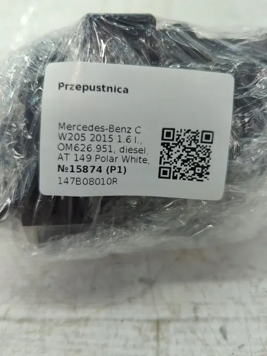 Throttle Valve Mercedes-Benz C W205 2015 147B08010R image 5
