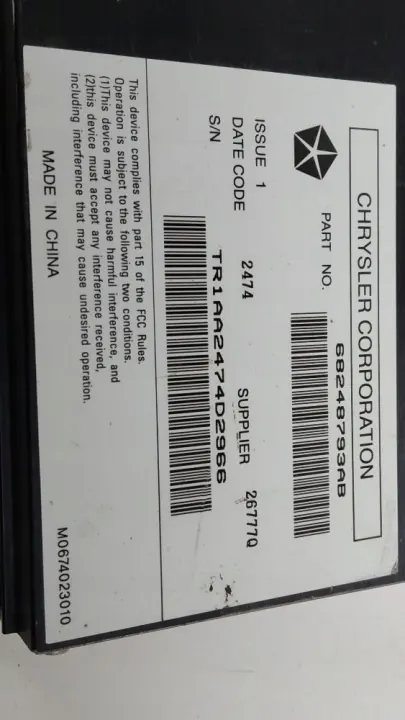 Pompe de direction Dodge RAM 2014 OEM 68248793AB image 6