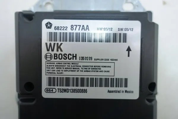 Módulo sensor airbag OEM 68222877AA para Jeep Grand Cherokee WK2 image 4