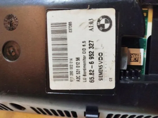 BMW 5 E60 Navigationsskärm OEM 6952327 Begagnad image 8