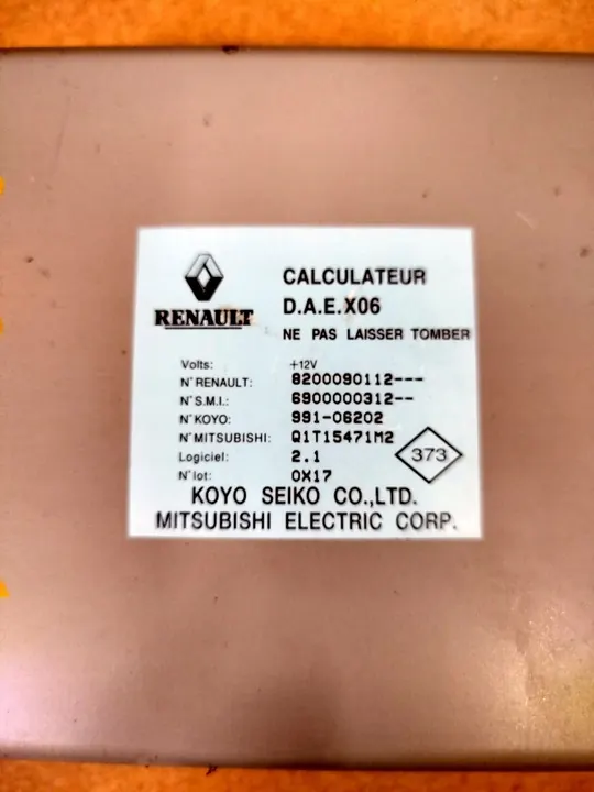 RENAULT TWINGO I Styrmodul 8200090112 image 4