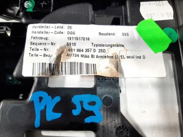 Armsteunframe OEM 4S1864357D voor Audi R8 II Spyder image 8