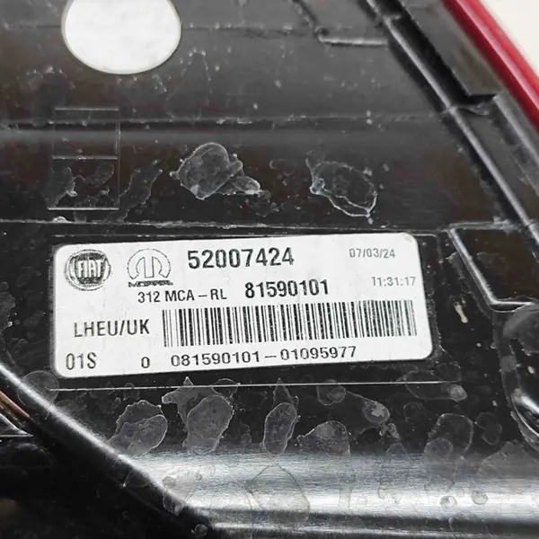 Lámpara LED Trasera Izquierda Fiat 500 2015- OE 52007424 image 9