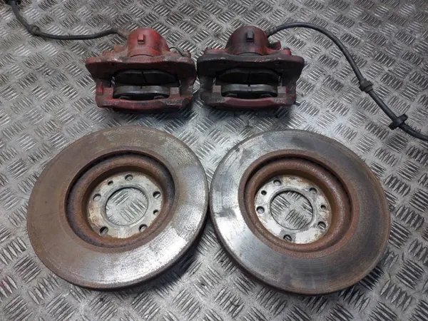 Kit de freno delantero OEM TARCZE HAMULCOWE PRZÓD + KLOCKI + ZACISKI PEUGEOT 607 I image 4