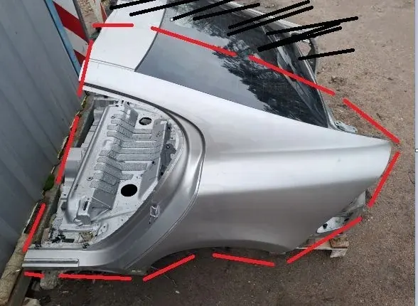 Panneau arrière gauche REARLEFTQUARTER Volvo OE d'occasion image 2