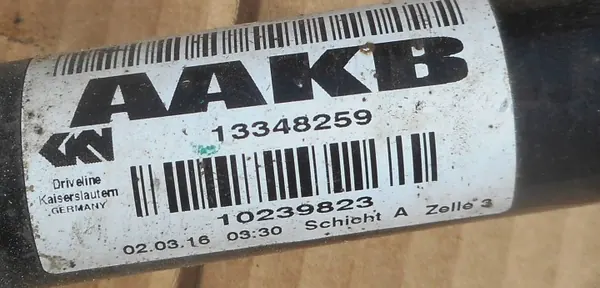 Demi-arbre avant droit Opel Zafira C 2.0 CDTI OEM 13348259 image 4