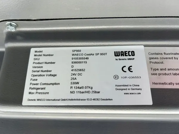 Waeco Coolair SP 950T parkeerairco OEM 9360005549 image 3