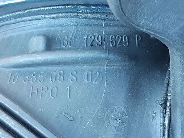 AUDI A6 C6 LIFT 3.0 TFSI Ansaugschlauch 06E129629P image 2