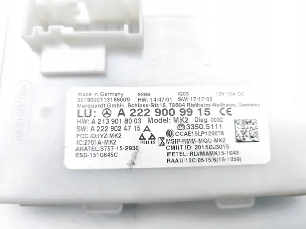 Peça Mercedes-Benz C63 AMG OEM A2229009915 image 7