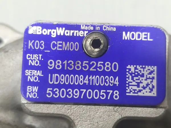 Turbolader OEM 9813852580 K03 1.6 THP 225PS image 9