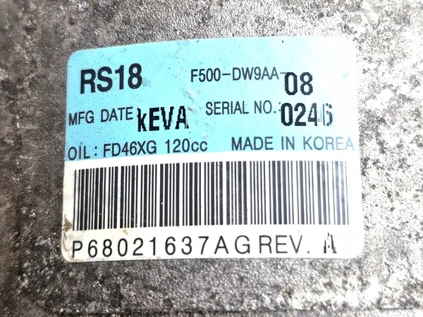 Compressore aria condizionata Jeep Grand Cherokee WK2 OEM image 5