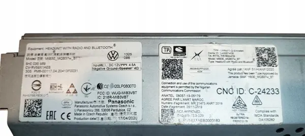 VW Golf VIII radio display OEM 5H0035869 - Gebruikt image 10