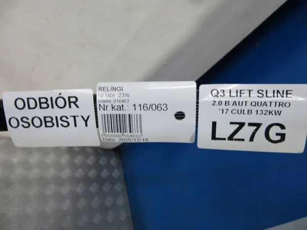 Audi Q3 8U S-Line Rechter Carrosserielijst OEM 116/063 image 8