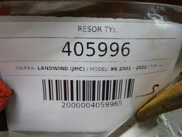 Linker achterveer OEM LORK-714-1000003558 Landwind X6 image 3