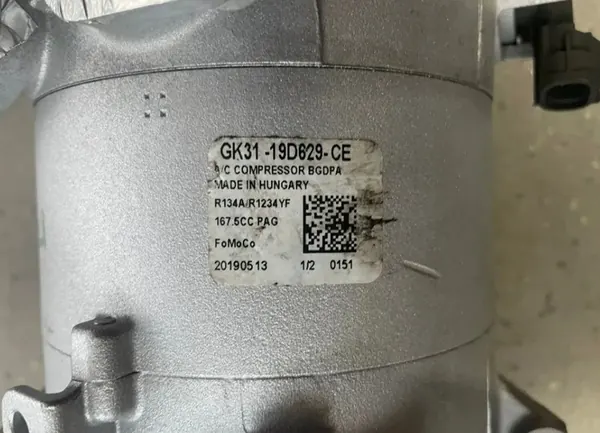 Compresor de aire acondicionado Ford OE GK3119D629CE image 2