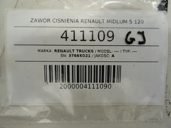 Druckventil OEM 3766K021 für Renault Midlum S120 image 4