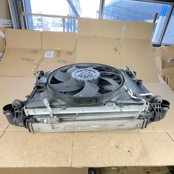 Chłodnice Wentylator Komplet Chłodnic Mercedes E350 W212 3.0 CDI Przed LIFT image 10
