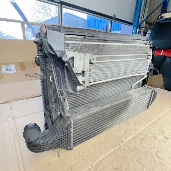 Chłodnice Wentylator Komplet Chłodnic Mercedes E350 W212 3.0 CDI Przed LIFT image 5