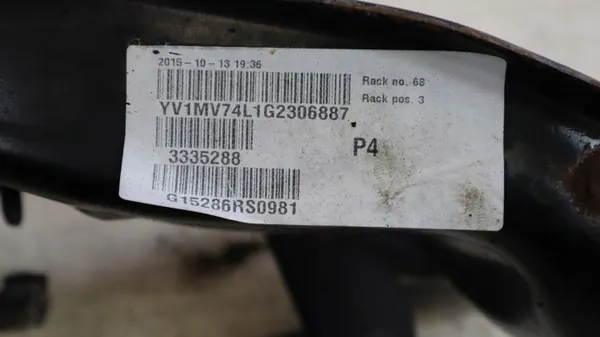 Carrinho Traseiro Volvo V40 II OEM 3335288 - Usado image 8