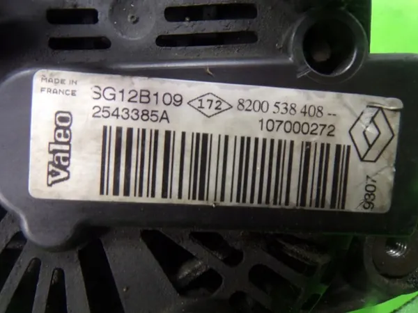 RENAULT SCENIC II 1.9 DCI Vaihtovirtageneraattori 8200538408 image 8