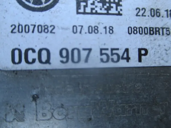 Controlador de Transmissão VW Audi 0CQ907554P image 5