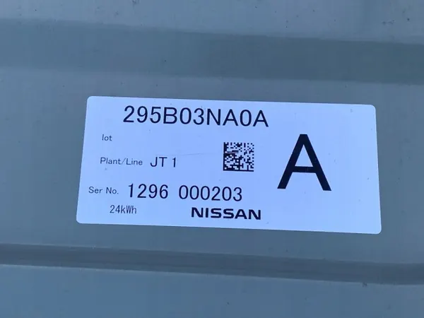 Batterie hybride OEM 295B03NA0A pour Nissan Leaf ZE0 image 10
