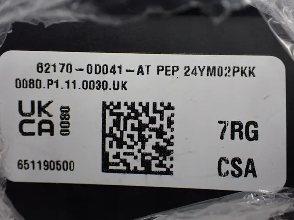 OEM 62170-0D041-AT oikea verhoairbag Toyota Yaris Crossille image 3