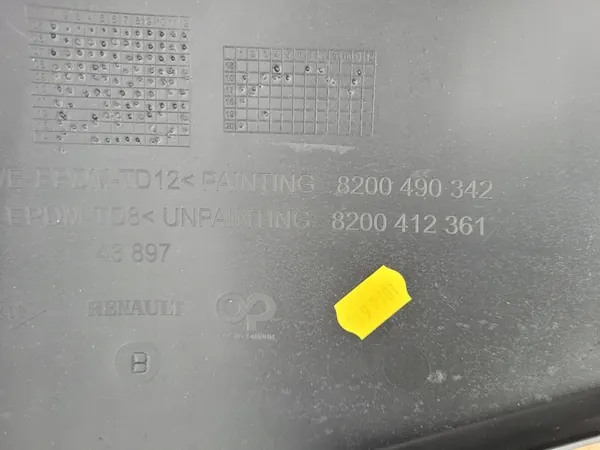 Etumma oikea puskurin koriste Renault Megane II Lift OE image 4