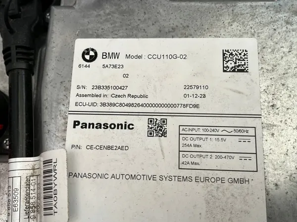 BMW 5A73E23 Invertteri Latausyksikkö iX3 G08 i4 G26 image 6