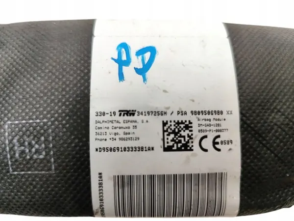 OEM 9809506980 Airbag Banco Direito Peugeot 508 II image 4