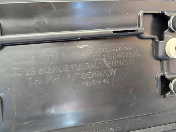OEM QUA11695 Framdörr höger skyddlist BMW iX i20 image 7